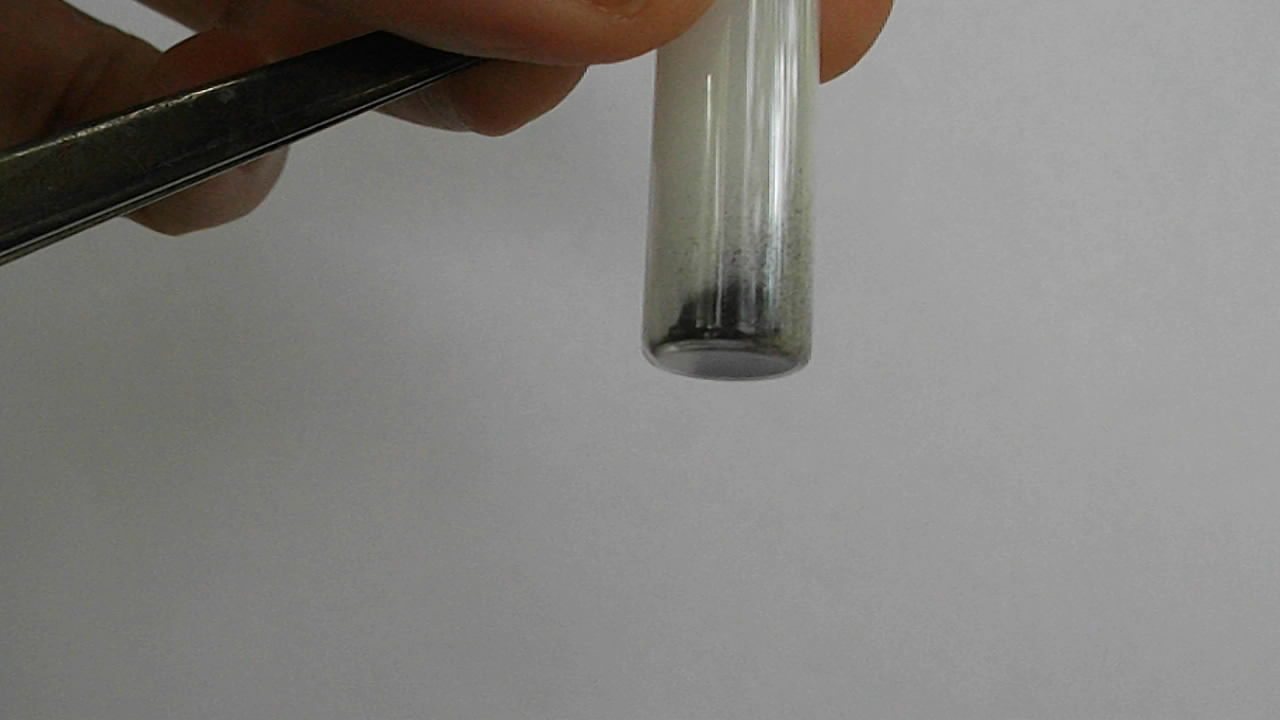 Азид бария (разложение). Barium azide decomposition